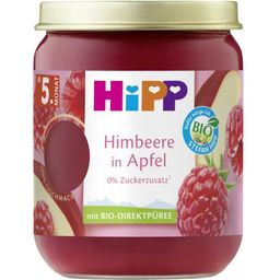Organic Baby Food Jar - Raspberry in Apple