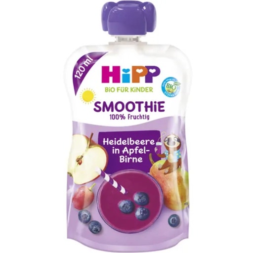 HiPP Compote en Gourde Bio Smoothie, 120 ml Boutique en ligne