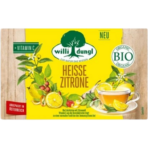 Willi Dungl Bio Forró citrom - 20 teafilter