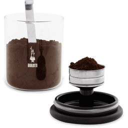 Bialetti Skleněná dóza na kávu se lžičkou (250 g) - 1 ks