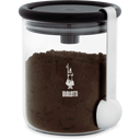 Steklena posoda za kavo z žlico, za 250 g - 1 k.