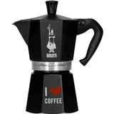 Bialetti Moka Express "I love coffee" schwarz