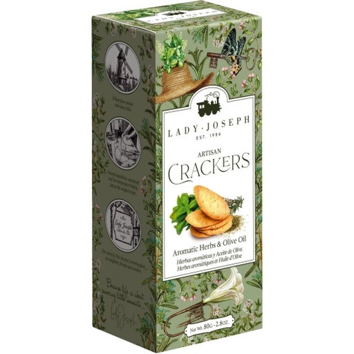 Lady Joseph Cracker mit Kräutern & Olivenöl, 100 g Piccantino