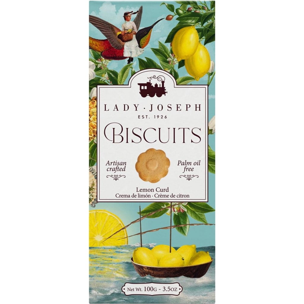 Lady Joseph Lemon Curd Biscuits, 100 g - Piccantino Online Shop
