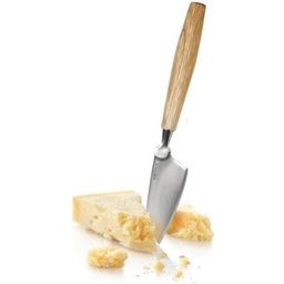 Nož za trdi sir z ročajem iz hrastovega lesa - 1 k.