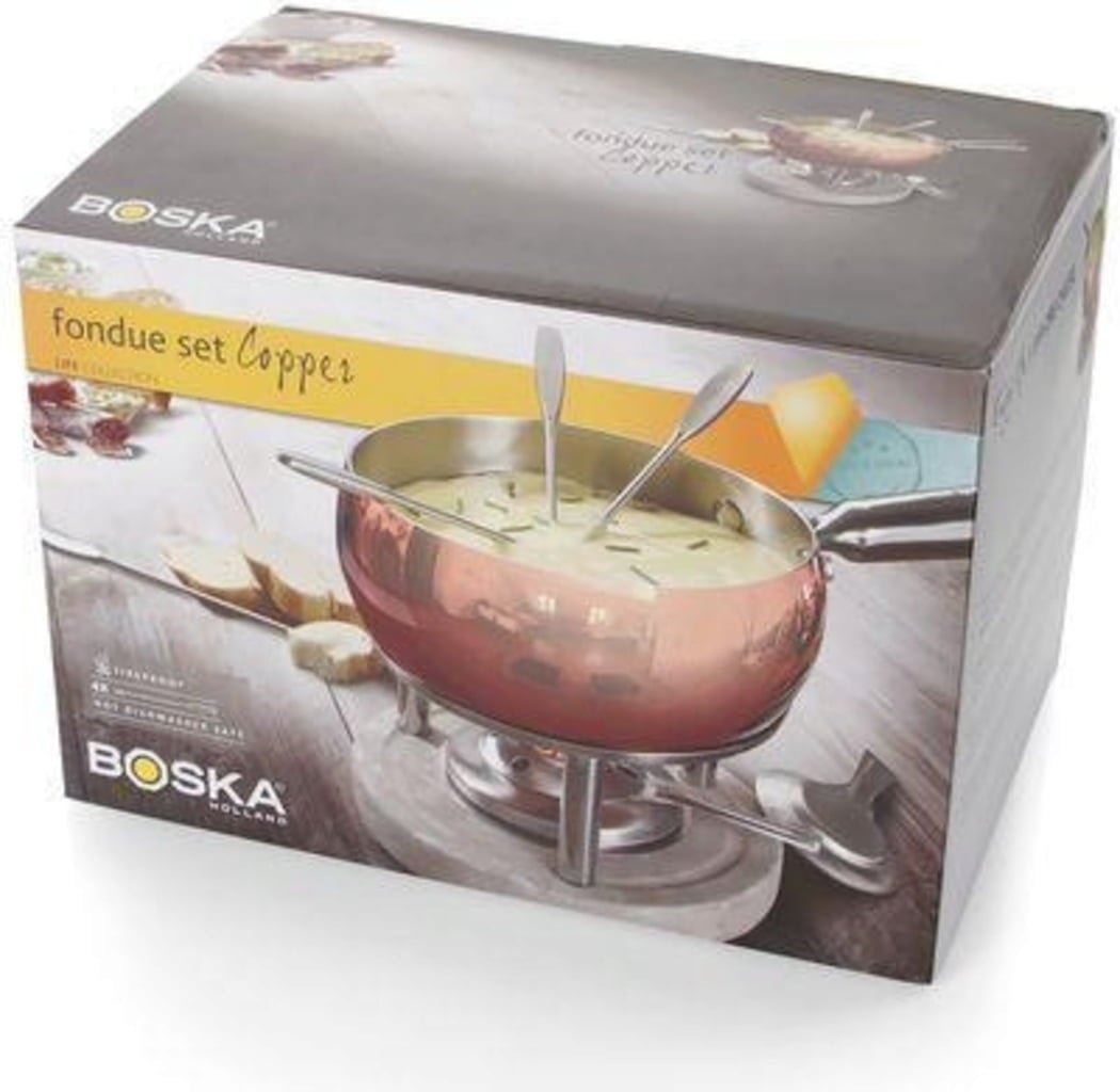 Boska Set in Rame per Fonduta, 1 L - 1 pz.