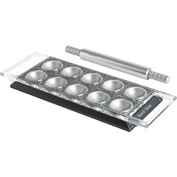 Marcato Ravioli Tray 10-Hole - Powder Grey