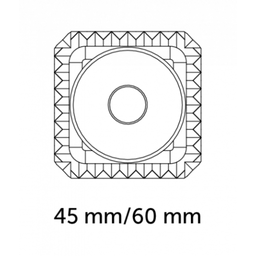 Marcato Vierkante Raviolivorm, met Zigzag