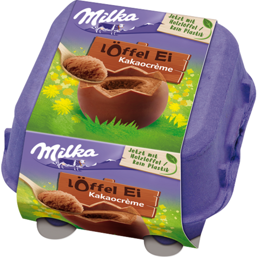 Milka Chocolade Eieren - 4 Stuks - Cacao Crème