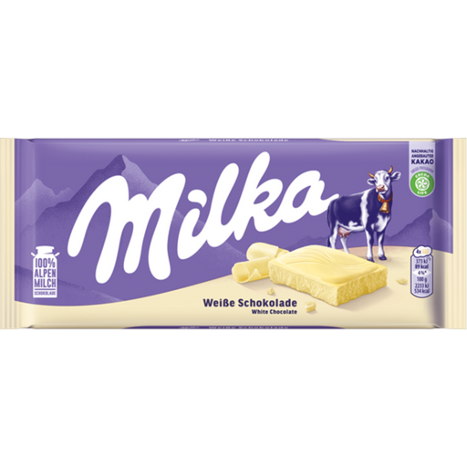 Milka Mleczna czekolada biała - 100 g