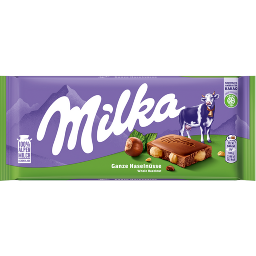Milka Chocolat - Noisettes Entières - 100 g