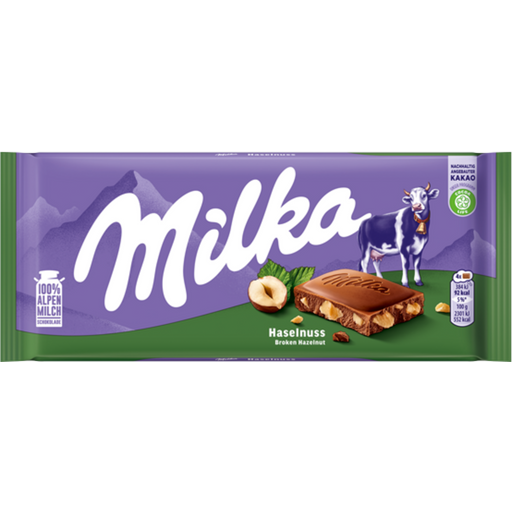 Milka Chocolate con Avellanas Troceadas - 100 g