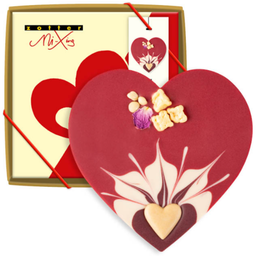 Zotter Chocolate Organic MiXing - Raspberry Heart - 100 g