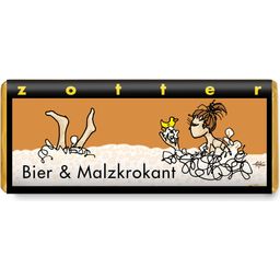 Zotter Schokoladen Bio piwo & krokant słodowy - 70 g