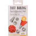Easy Baking - worek, rękaw do wyciskania kremu, 8 części - 1 Zestaw