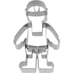 Construction Worker Cookie Cutter, Stainless Steel, 8 cm - 1 Pc.