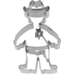 Cowboy Cookie Cutter, Stainless Steel, 8 cm