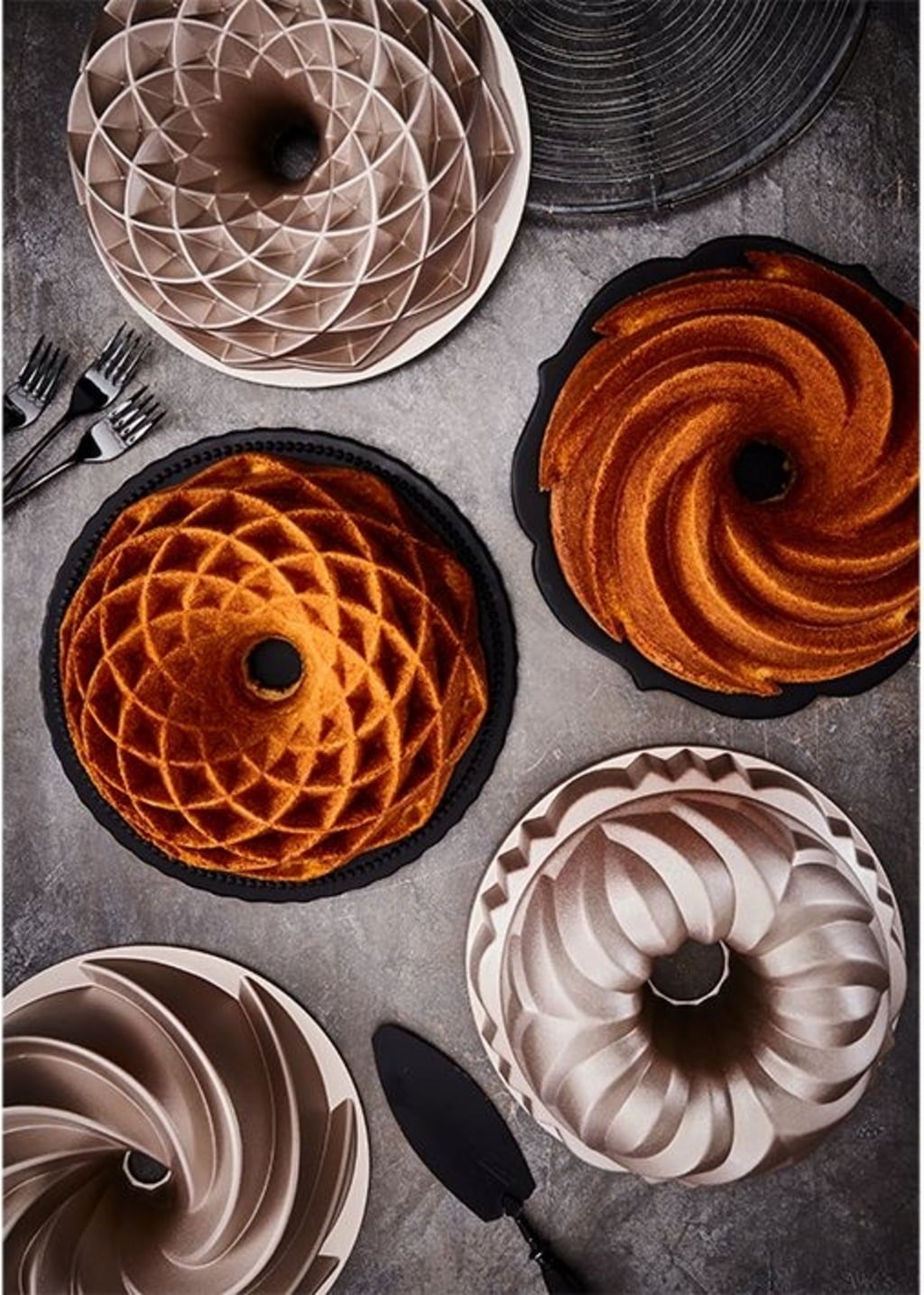 Birkmann Contoura Gugelhupf Cake Tin, Geo - 1 Pc.