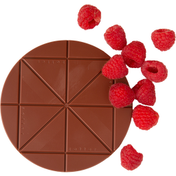 Zotter Schokolade Bio Infusion mléčná čokoláda a maliny - 70 g
