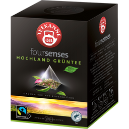 Foursenses Tea Pyramids - Fairtrade Highland Green Tea - 20 pyramid bags