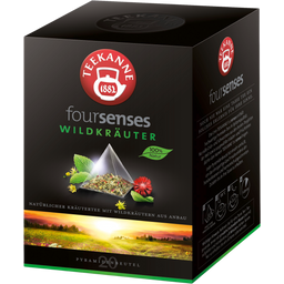 TEEKANNE Foursenses Tea Pyramids - Wild Herbs - 20 pyramid teabags
