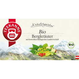TEEKANNE Bio Kräutergarten Bergkräuter - 20 Doppelkammerbeutel