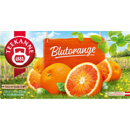 TEEKANNE Früchtegarten Fruit Tea - Blood Orange - 20 double chamber bags