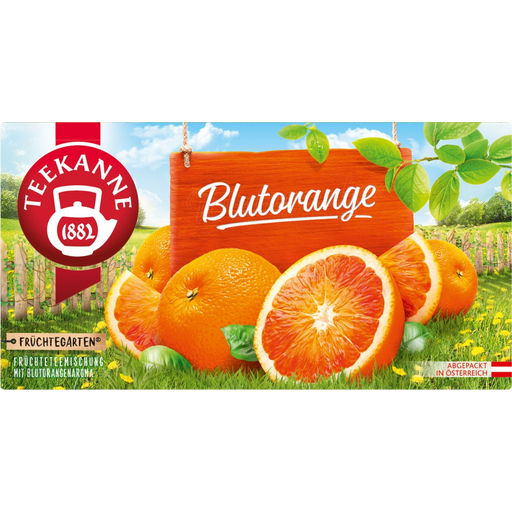 Früchtegarten - Infusiones de Naranja Sanguina - 20 bolsitas de doble cámara
