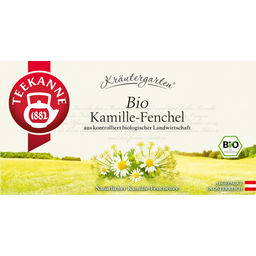 Organic Kräutergarten Herbal Tea - Chamomile Fennel - 20 double chamber tea bags