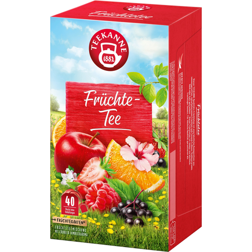 Früchtegarten - Mezcla de Infusiones de Frutas (Pack Familiar) - 40 bolsitas de doble cámara