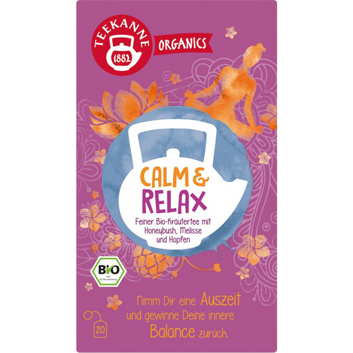 TEEKANNE Bio Calm & Relax - 20 dupla kamrás teafilter