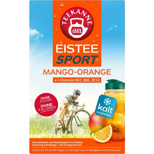 Jeges tea sport - Mangó és narancs B2-, B6- és B12-vitaminnal - 18 duplakamrás filter
