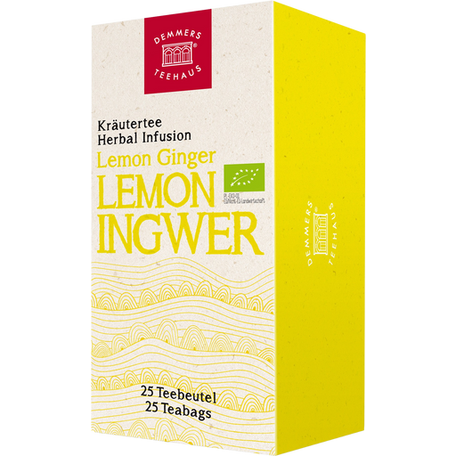 Demmers Teehaus Quick-T Organic Lemon Ginger - 25 Bags