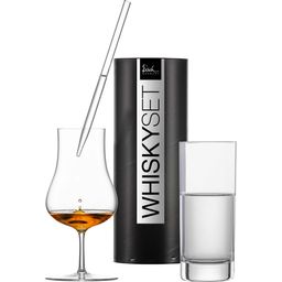 Whiskey Gift Set - Malt Whiskey Unity Sensis Plus with Water Glass & Pipette
