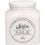La Porcellana Bianca Conserva - Ceramic Salt Jar