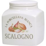 La Porcellana Bianca Conserva - Ceramic Shallot Jar