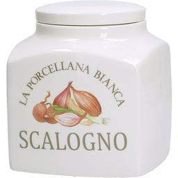 La Porcellana Bianca Conserva - Ceramic Shallot Jar - 1 Pc.
