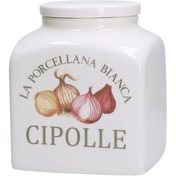 La Porcellana Bianca Conserva - Barattolo Deco Cipolle  - 1 pz.