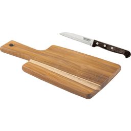 Gift Set - Teak Board & Universal Kitchen Knife LANDHAUS - 1 Pc.