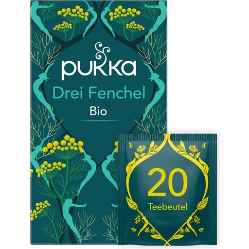 Pukka Three Fennel Organic Herbal Tea - 20 Pieces