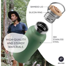 Insulated Stainless Steel Bottle, 1000 ml  - Sage Green