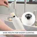 Bambaw Thermosflasche aus Edelstahl 1000 ml - Polar White