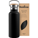 Insulated Stainless Steel Bottle, 500 ml  - Jet Black