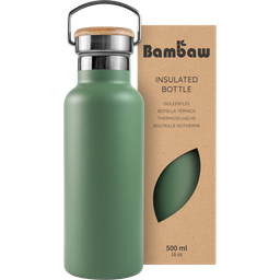 Insulated Stainless Steel Bottle, 500 ml  - Sage Green