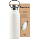 Bambaw Bouteille Isotherme en Inox 500 ml - Polar White