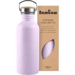 Bambaw Roestvrijstalen Fles, 1000 ml - Lavender Haze