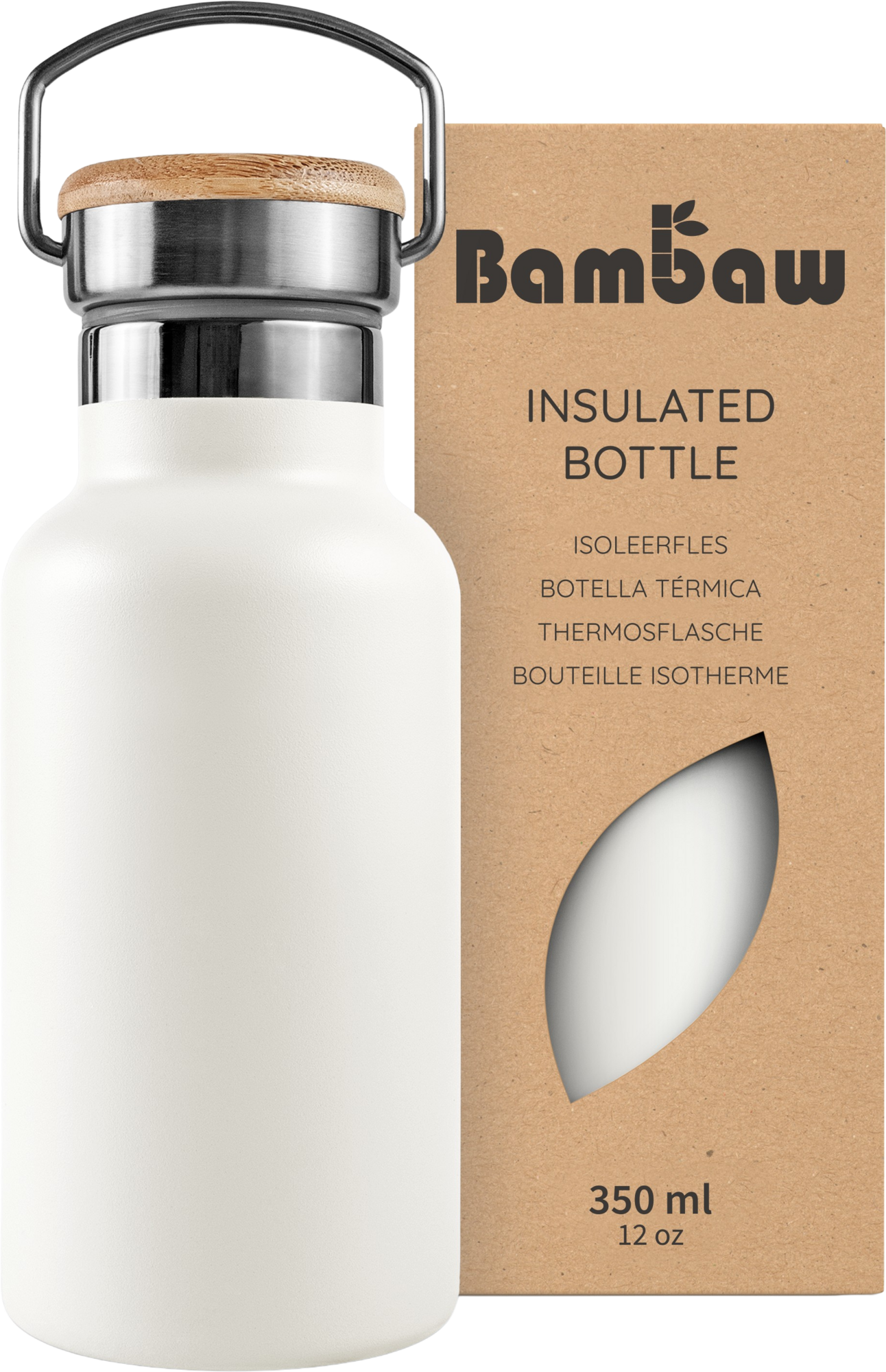Termoska z nerezové oceli (350 ml), Polar White