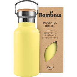 Bambaw Thermosflasche aus Edelstahl 350 ml - Yellow Beam
