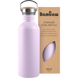 Bambaw Roestvrijstalen Fles, 500 ml - Lavender Haze