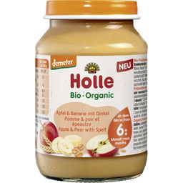 Holle Bio Apfel & Banane mit Dinkel - 190 g